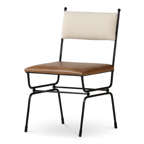 Posta Dining Chair Brown Leather