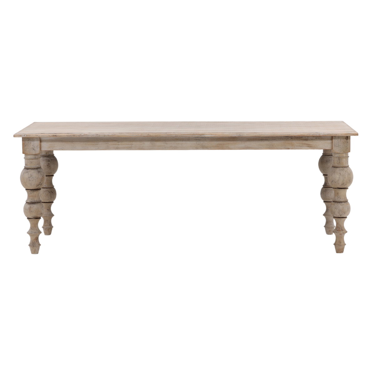 Merak Dining Table 84', by Dovetail, 83.5" width x 30.25" height x 36" depth View 2
