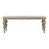 Merak Dining Table 84', by Dovetail, 83.5" width x 30.25" height x 36" depth thumbnail 2