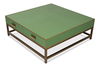 Gideon Shagreen Sq.Coffee Tbl,Watercress, Coffee Table by Sarreid, 48" length x 48" width x 17" height thumbnail 10