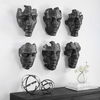 Self-Portrait Metallic Wall Decor Set/6, Sculptural Wall Art by Uttermost, 9.62" width x 14" height x 5.12" depth thumbnail 4