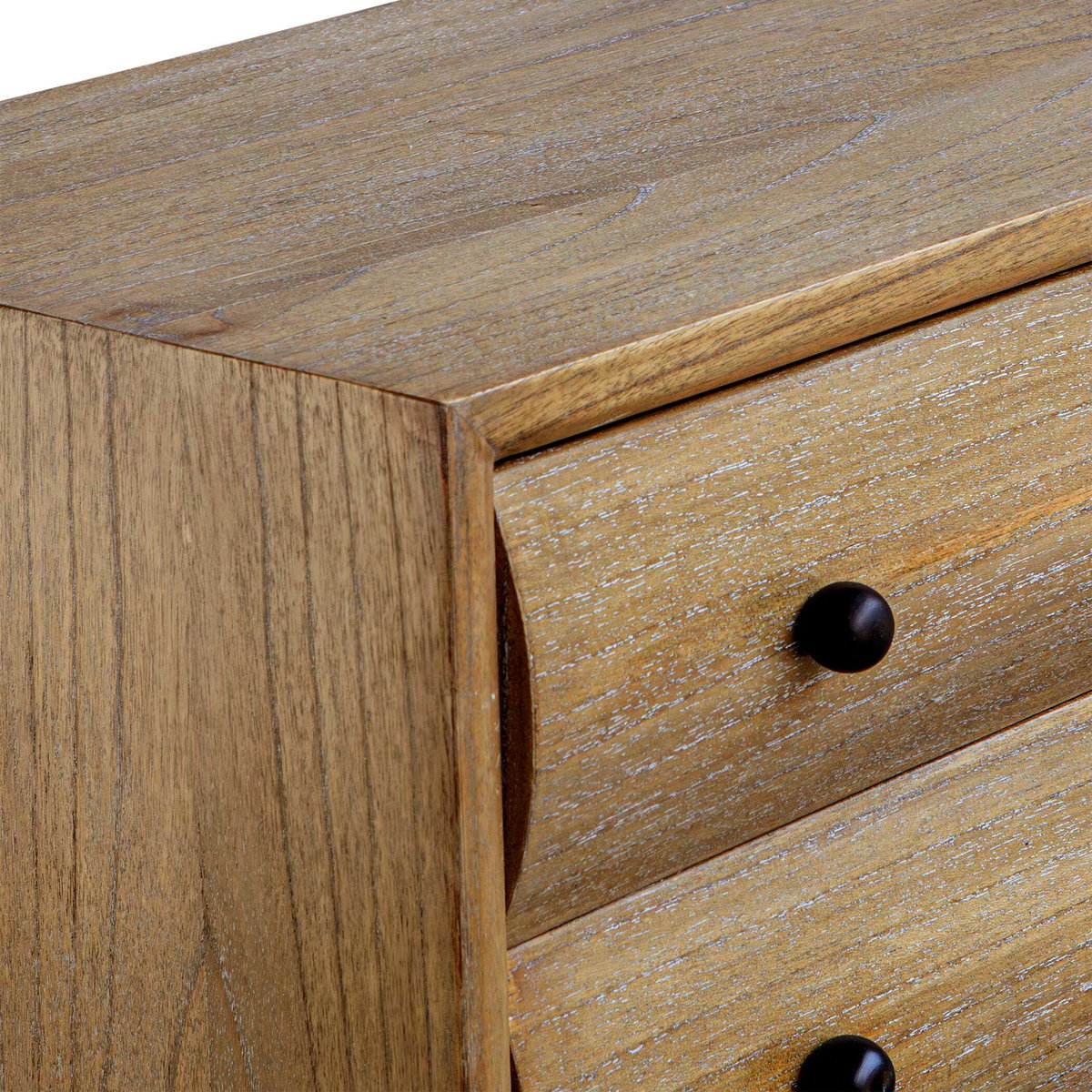 Millard Curved 4 Drawer Chest, Cabinets & Chest by Uttermost, 36" width x 34.25" height x 17" depth View 7