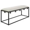 Paradox Iron & Fabric Bench, Benche by Uttermost, 47" width x 20.75" height x 16" depth thumbnail 5
