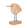 Riri Wooden Bird Decorative Object, by Mercana, 11" length x 3.54" width x 10.5" height thumbnail 1
