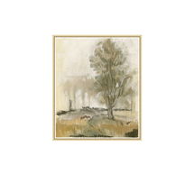 Online Designer Bathroom Morning Tree Haze by Lauren Herrera, 21"x25" - Natural Frame