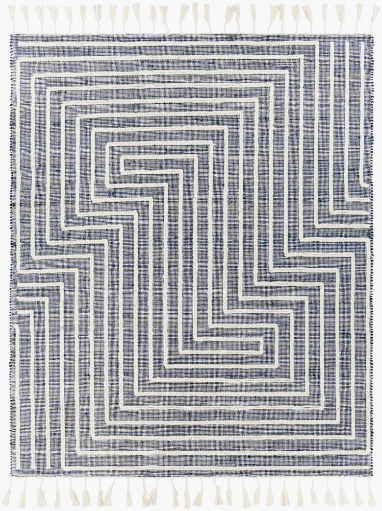 Norwood Handmade Rug, by Surya, 1'6" length x 1'6" width