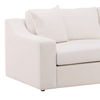 Emma Sofa Cream, Sofas & Sectional by Dovetail, 94.75" width x 33.37" height x 40" depth thumbnail 6
