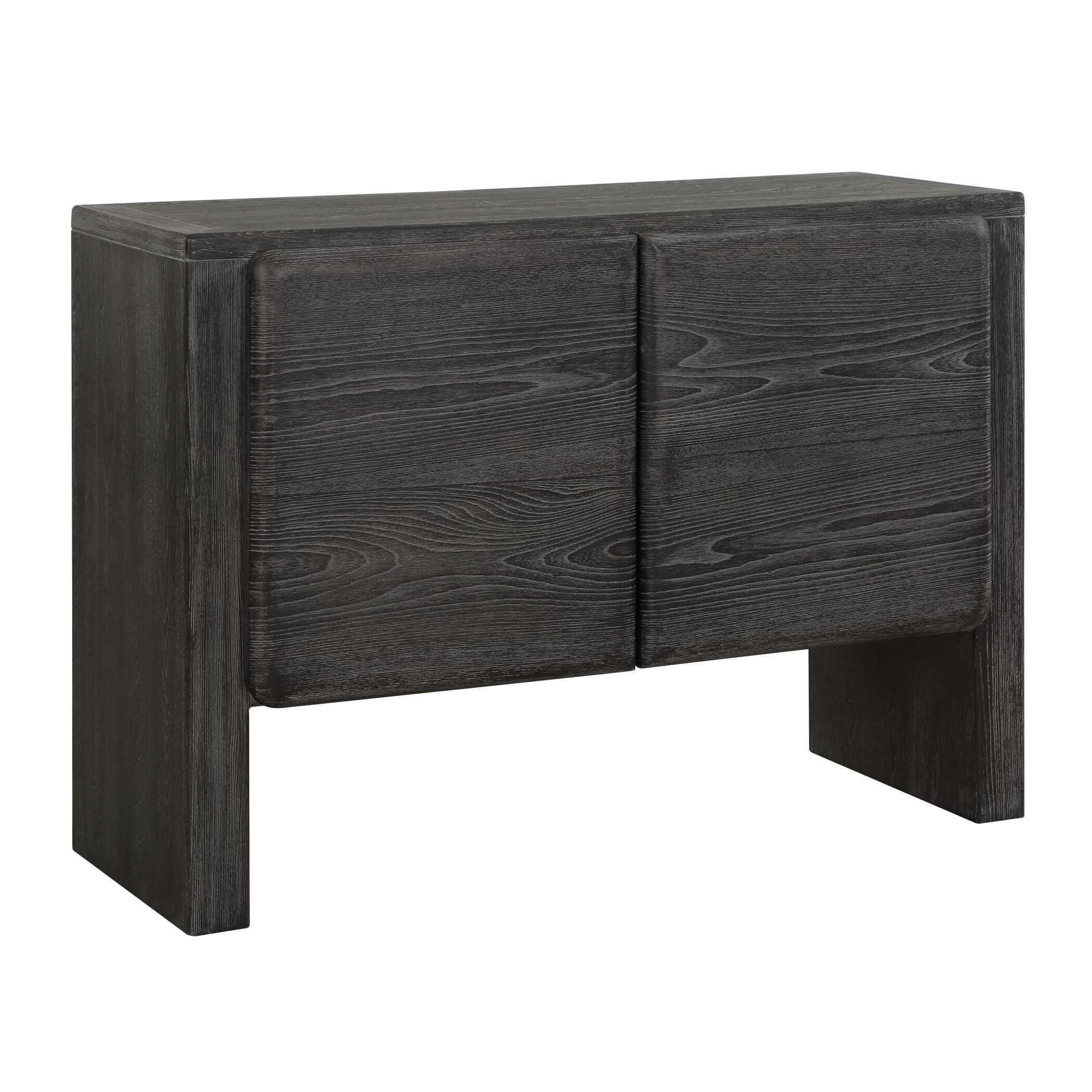 Bierk Dark Stain 2 Door Cabinet, Furniture by Uttermost, 43.62" width x 32.15" height x 17.25" depth View 5