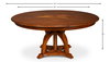 Austin Jupe Dining Table Medium Walnut, by Sarreid, 4'7" length x 4'7" width x 2'6" height thumbnail 13