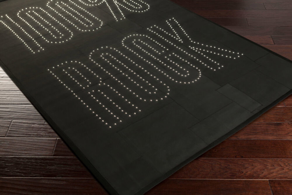 Metal Handmade Rug, by Surya, 8' length x 5' width