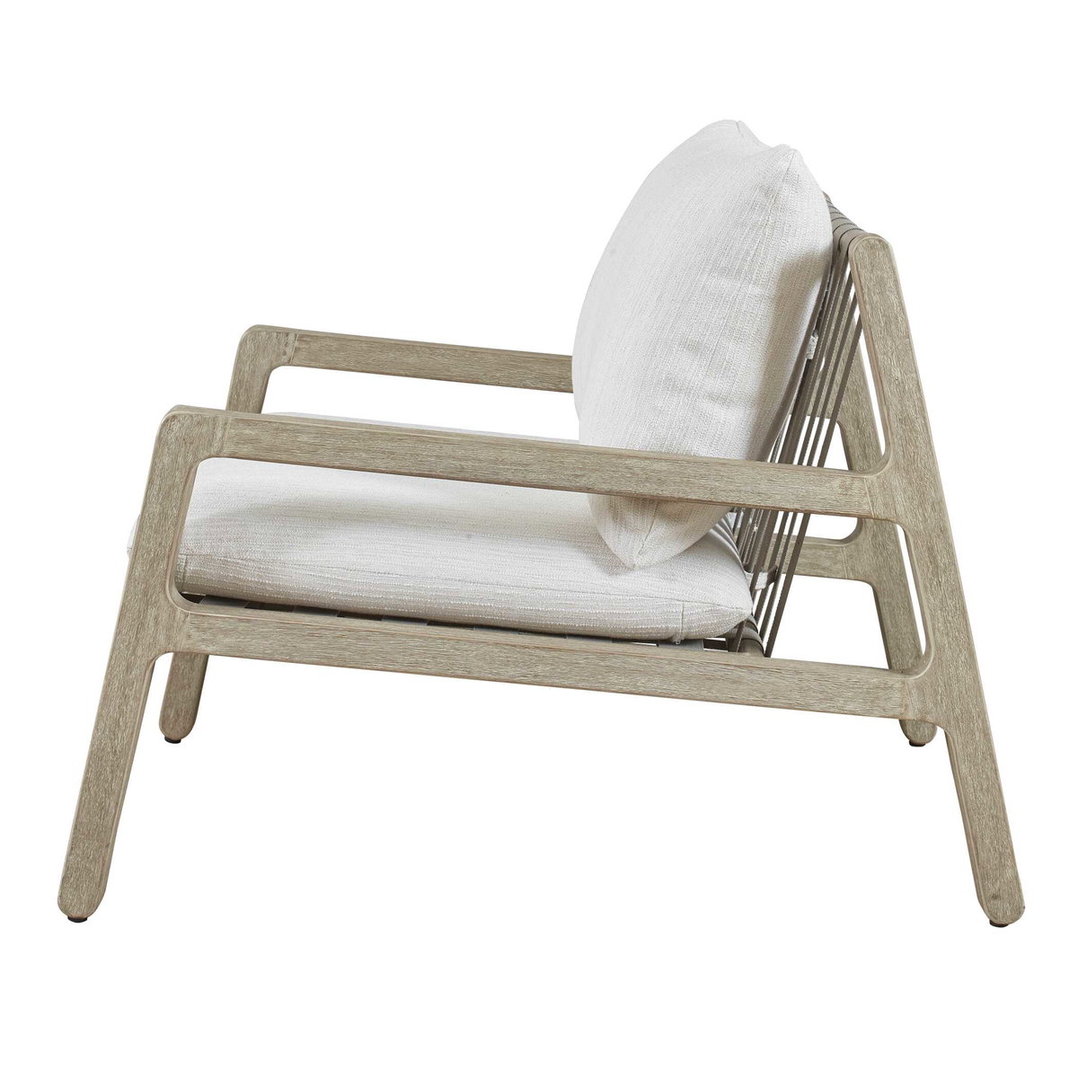 Strapped Outdoor Lounge Chair, Outdoor Accent Chair by Uttermost, 2'10" width x 2'4.5" height x 3'4" depth View 8