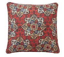 Online Designer Living Room Lyric Print Pillow Cover, Warm Multi, 20"