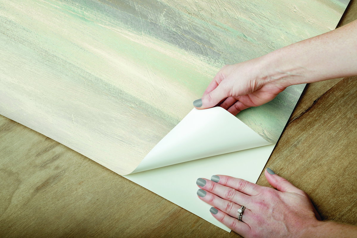 Soothing Mists Scenic Blue & Beige Peel & Stick Wallpaper, by York Wall, 20' length x 2'3" width x 0.02" depth View 5