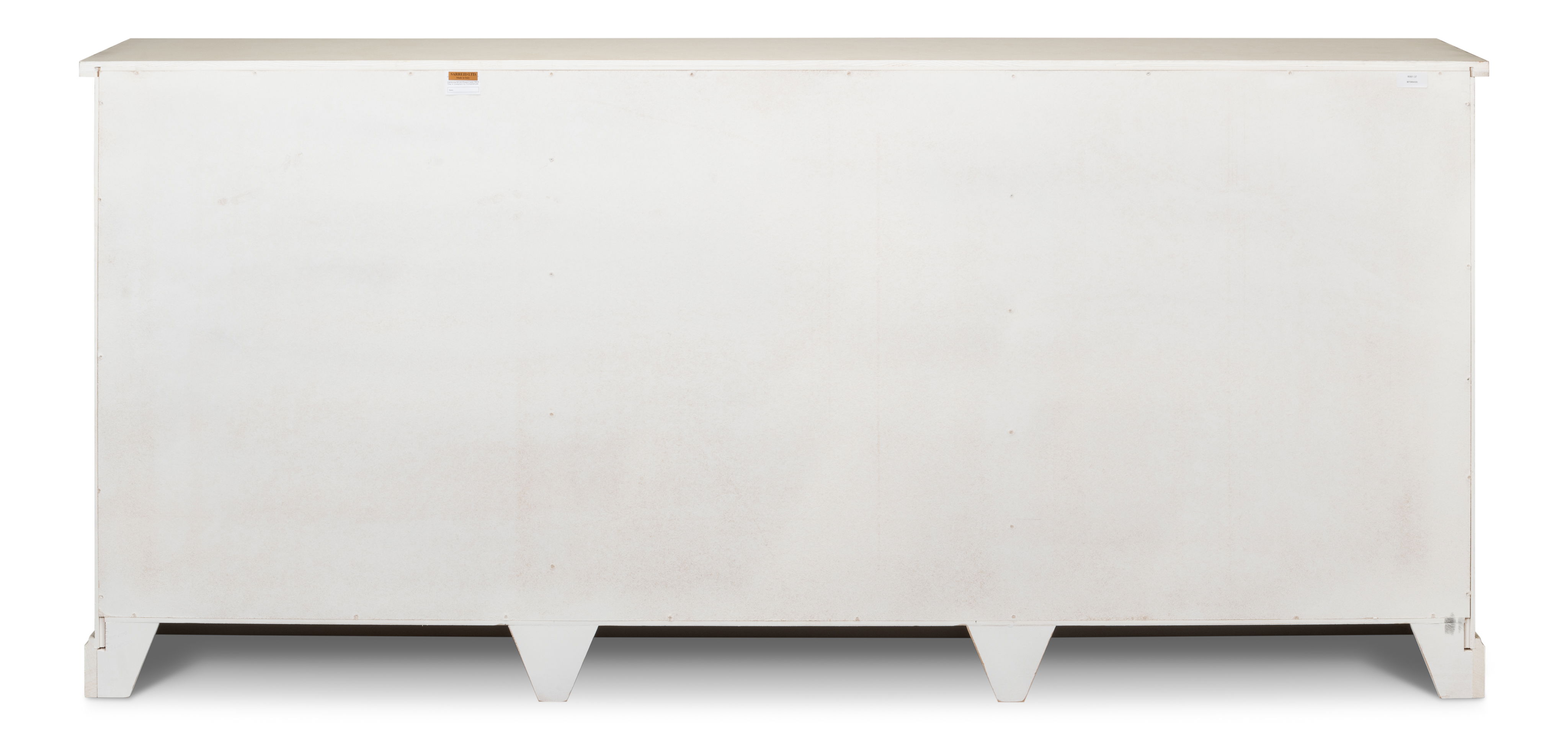 Bellagio Sideboard,96', White/White, Cabinets & Sideboard by Sarreid, 96" length x 15" width x 43" height View 3