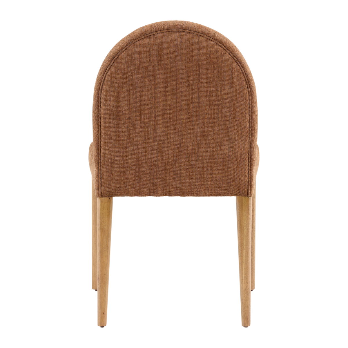 Memphis Dining Chair Set of 2 Brown, by Dovetail, 20.1" width x 34.5" height x 25.2" depth View 4
