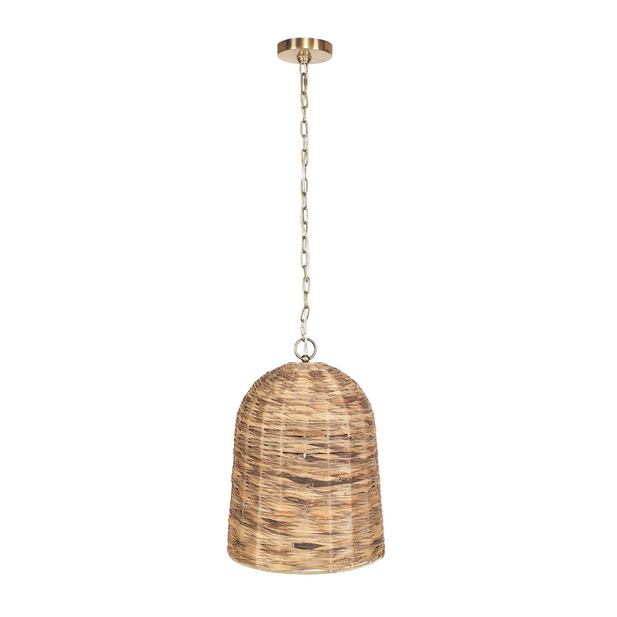 Rotorua 1 Light Sea Grass Pendant, by Uttermost, 1'1.75" width x 1'7" height x 1'1.75" diameter x 1'1.75" depth View 6