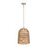 Rotorua 1 Light Sea Grass Pendant, by Uttermost, 1'1.75" width x 1'7" height x 1'1.75" diameter x 1'1.75" depth thumbnail 6