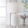 Caelina Textured White Table Lamp thumbnail 8