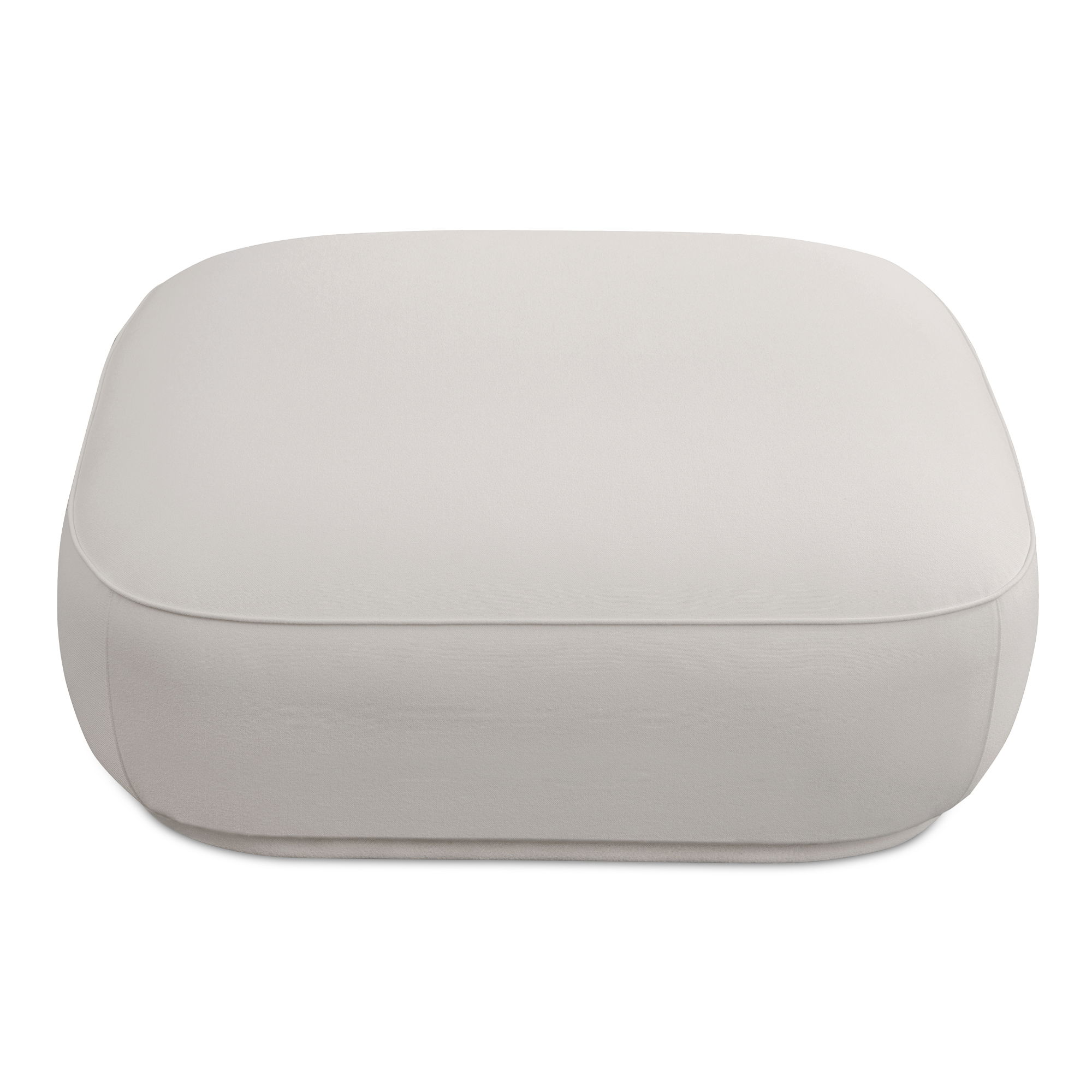 Marion Square Ottoman White large image 