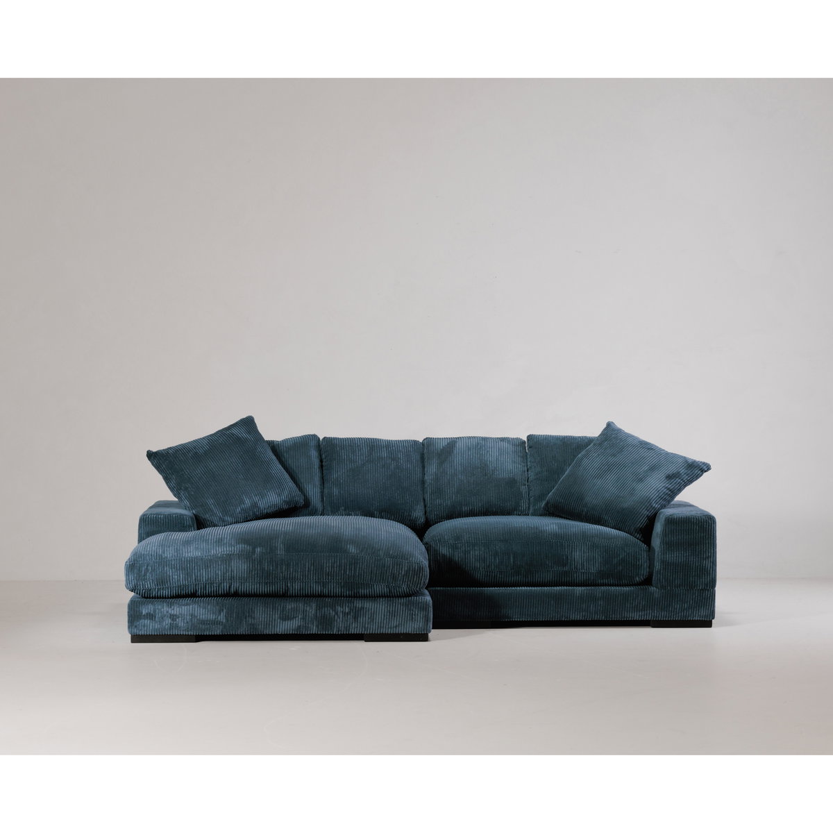 Plunge Sectional Navy, Sectional Sofa by Moe's Home, 106" width x 34" height x 46" depth View 5