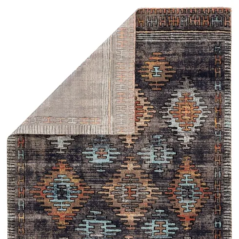 Jaipur Living Paphos CYP01 Handknotted Medallion Blue and Tan Area Rug (9