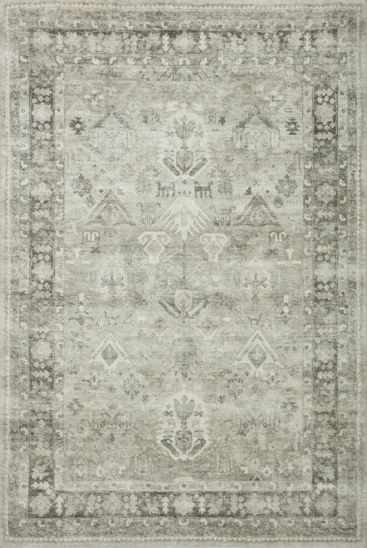 Loloi Rosette Rug, 2'6" length x 7'6" width View 1