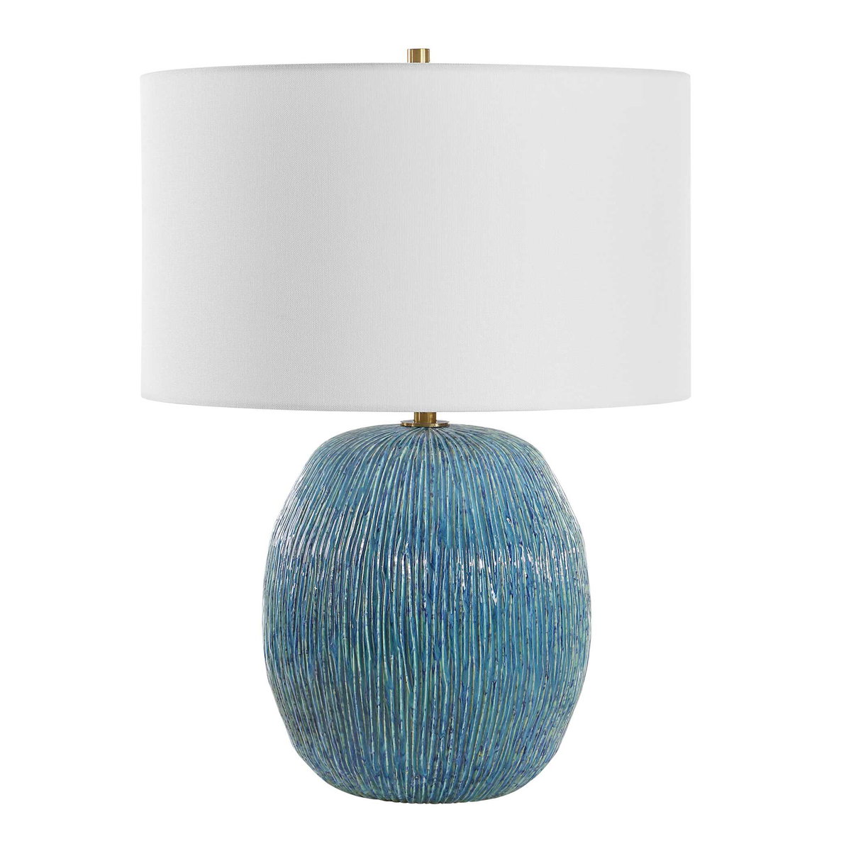 Elysia Textured Table Lamp, by Uttermost, 17" width x 23.25" height x 17" depth View 5