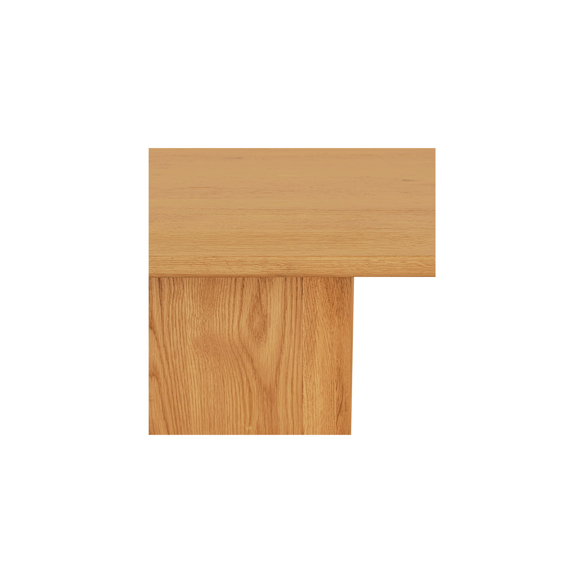 Winston Coffee Table Rustic Oak, by Moe's Home, 55" width x 17" height x 36" depth View 5