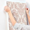 Bold Brocade Tan & Grey Wallpaper thumbnail 5