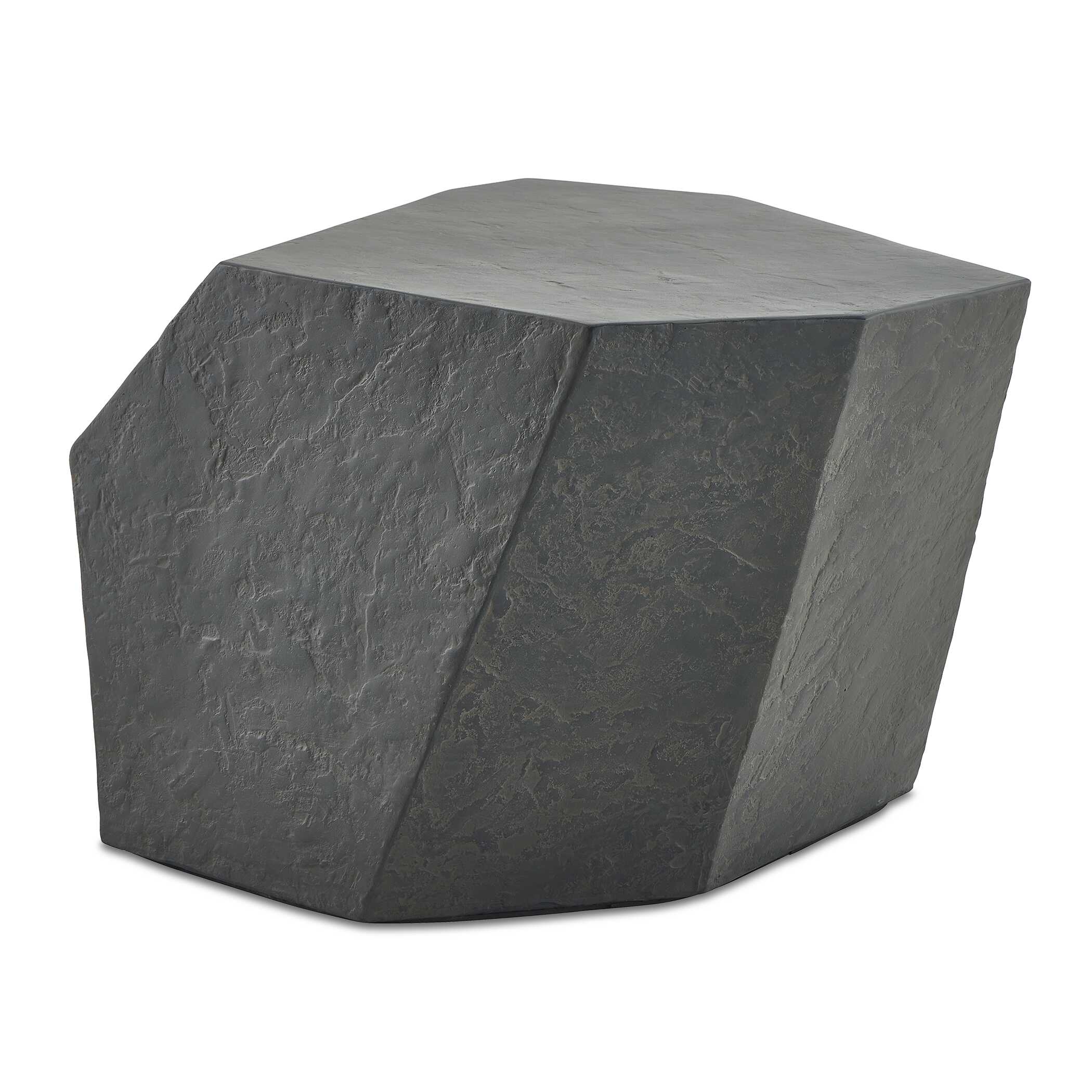 Parra Slate Outdoor Side Table large image 