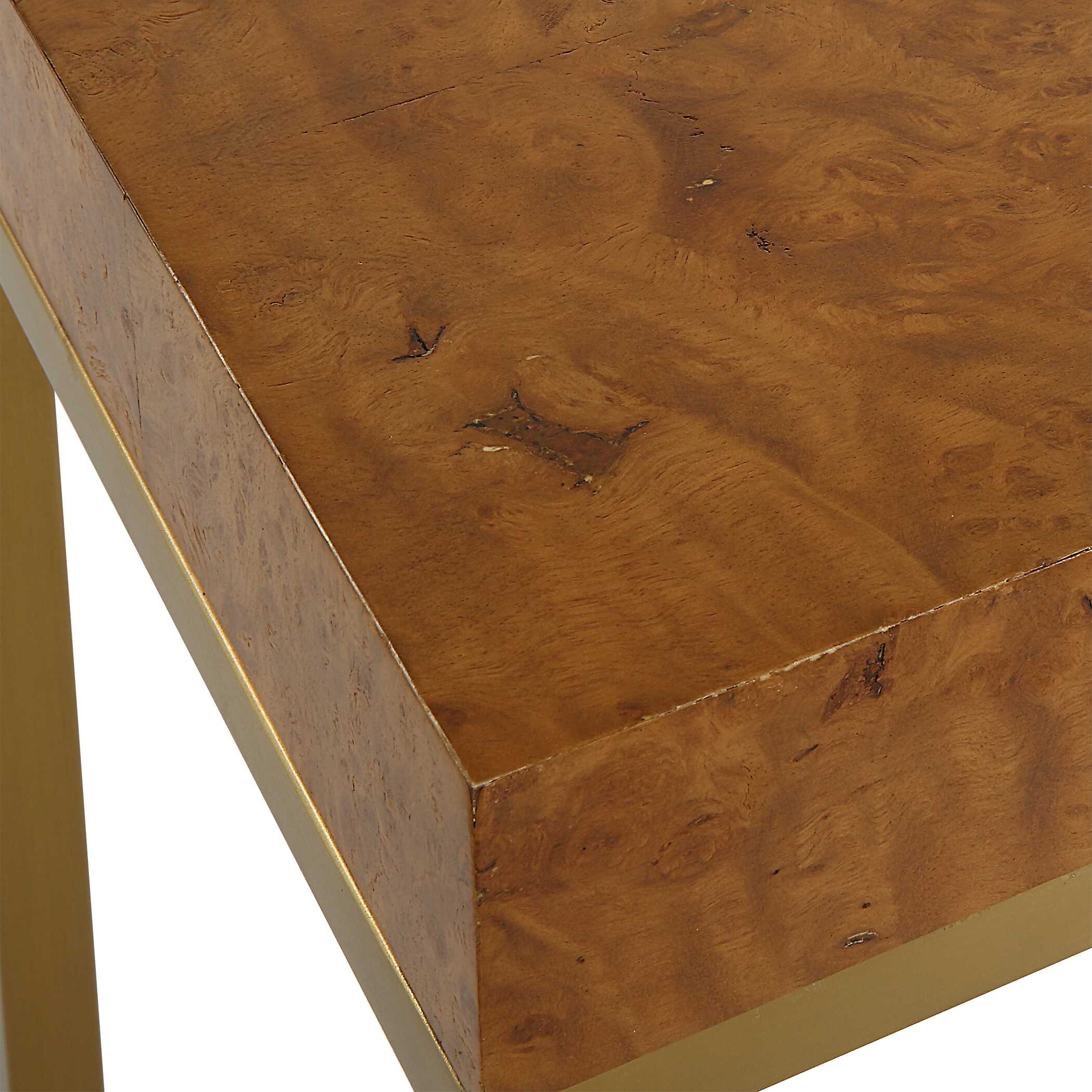 Burl-esque Wooden Nesting Tables Set/2 large image 