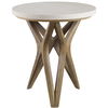 Marnie Limestone Side Table thumbnail 0