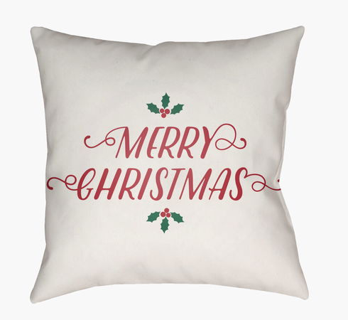 Merry Christmas I Accent Pillow