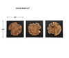 Kolini Teak Wood Wall Decor, S/3 thumbnail 2