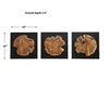 Kolini Teak Wood Wall Decor Set/3 thumbnail 2