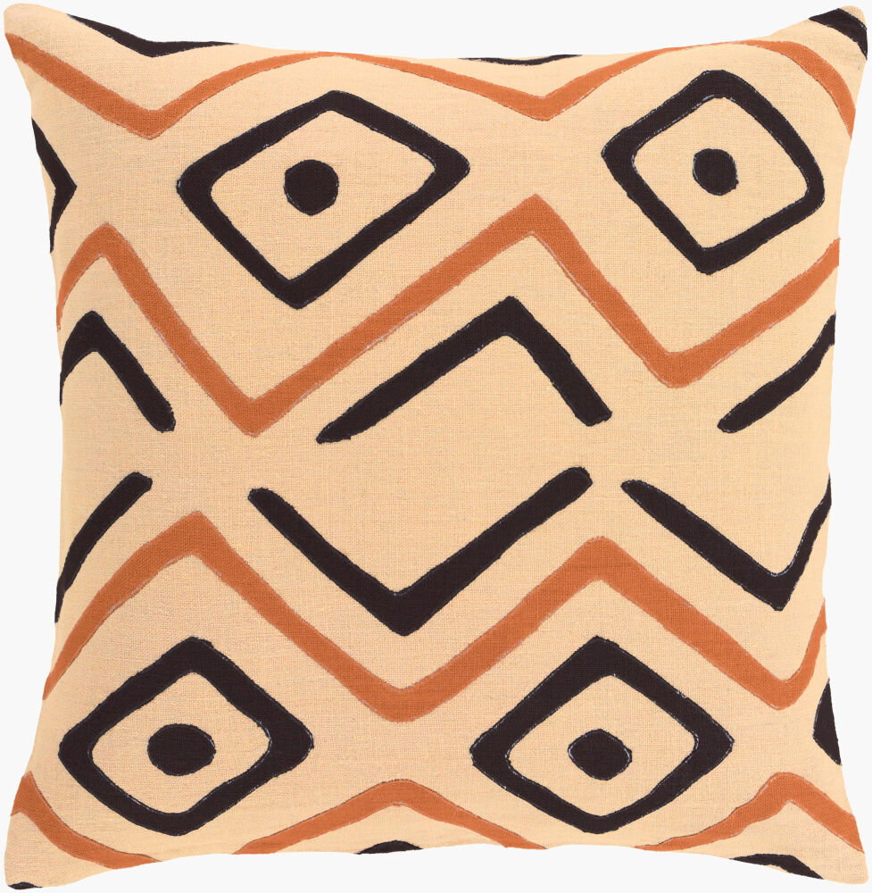 Nairobi Accent Pillow Down, Decorative Pillow by Surya, 22" length x 22" width