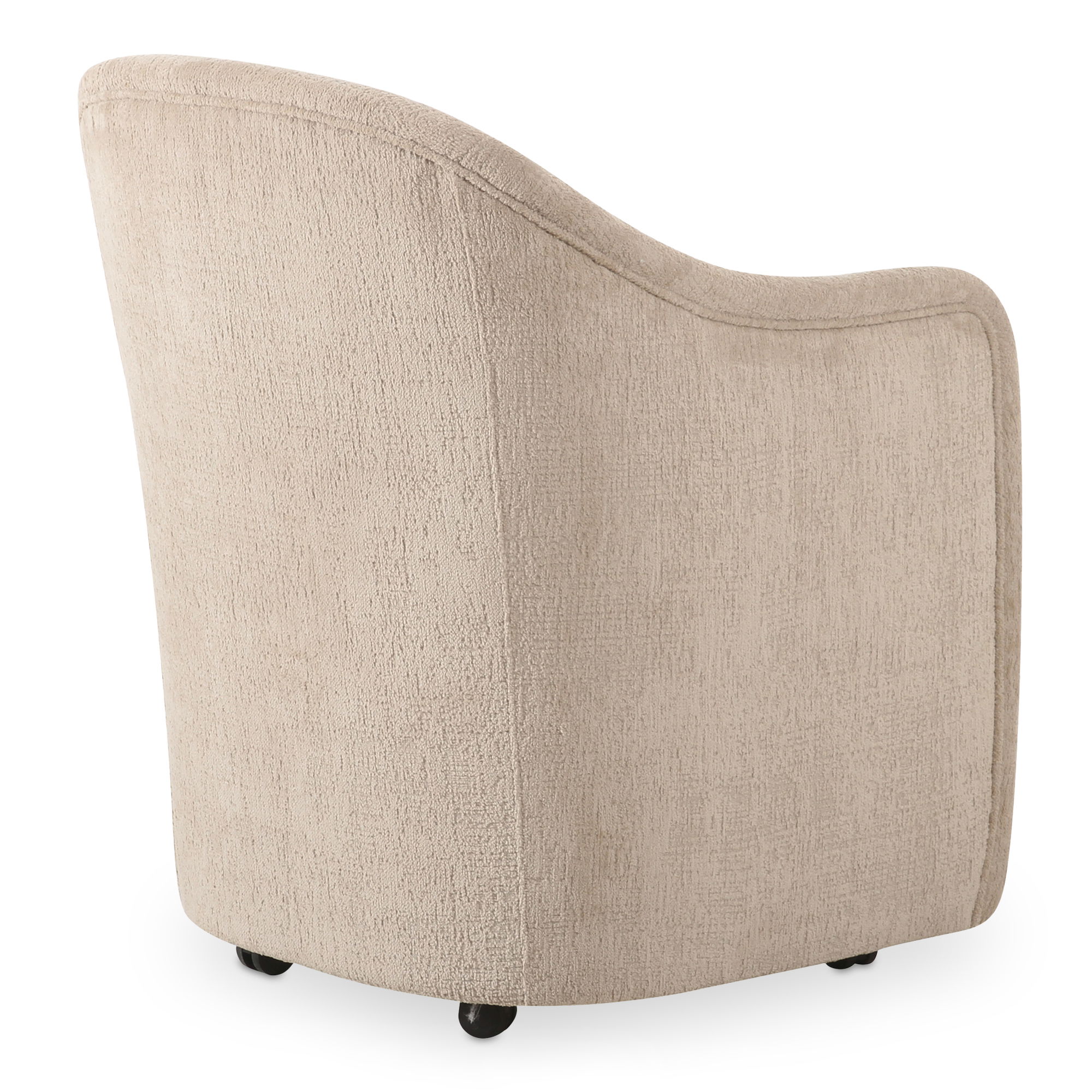 Drava Rolling Dining Chair Beige large image 
