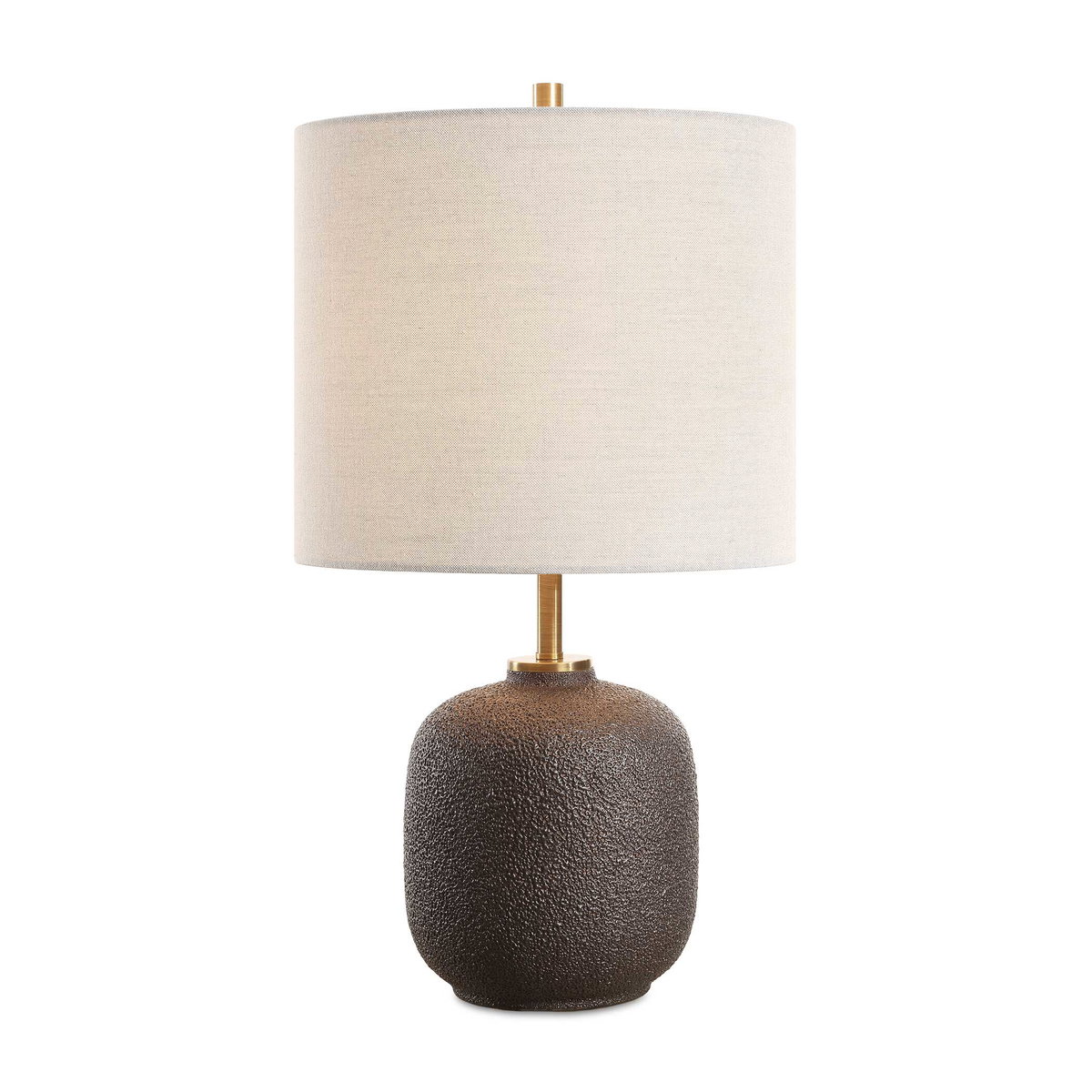 Blacktop Textured Buffet Lamp, Table Lamp by Uttermost, 12" width x 21.5" height x 12" depth View 1