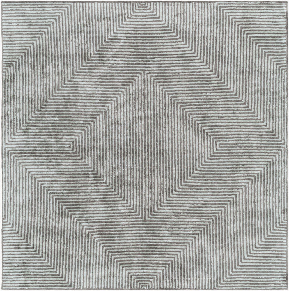 Quartz Handmade Rug, by Surya, 8' length x 8' width