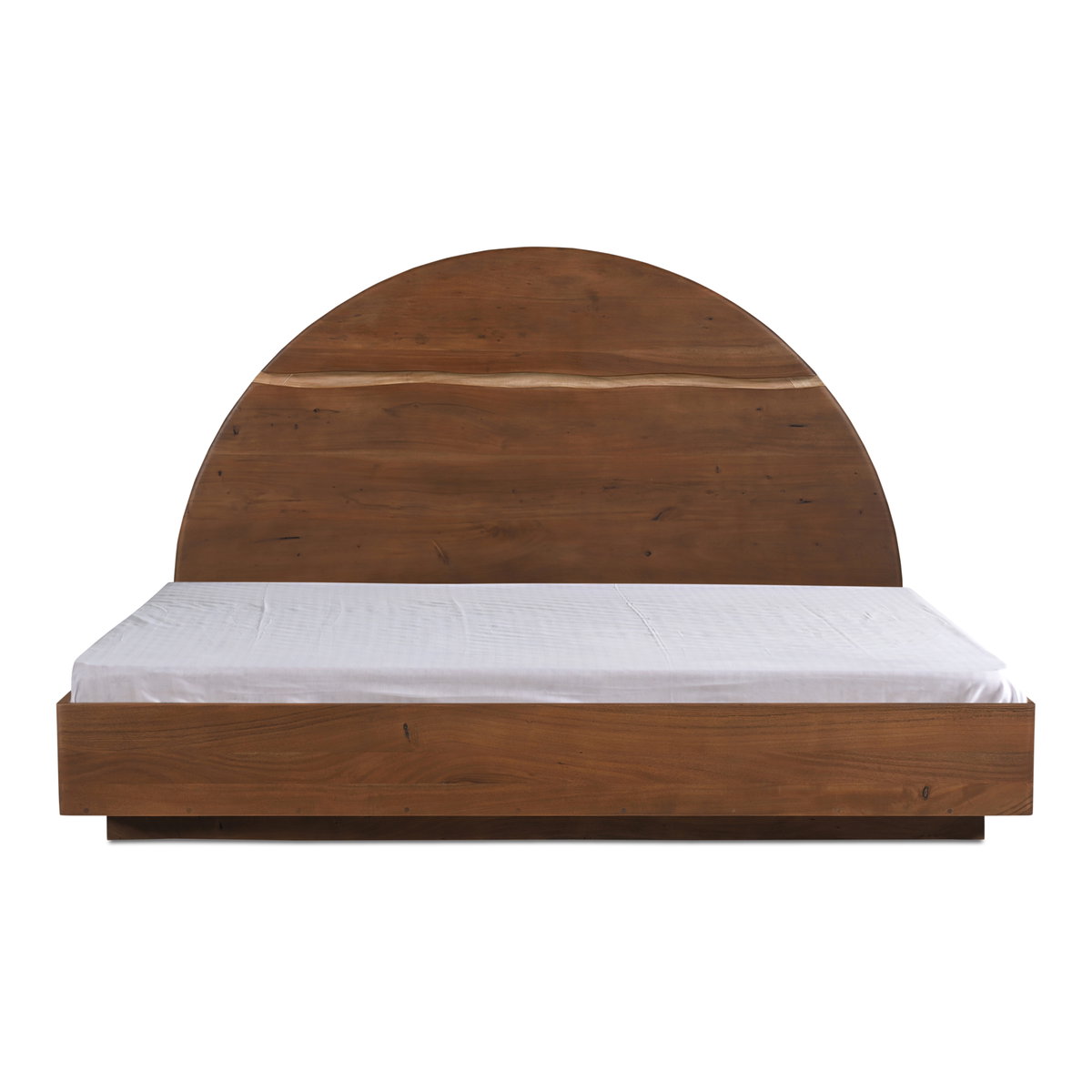 Watson Queen Bed Brown, by Moe's Home, 65" width x 50" height x 84" depth View 1