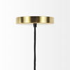 Halycon  Gold Mesh and Iron Pendant Light thumbnail 3