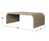 Calabria Woven Seagrass Coffee Table, by Uttermost, 45.5" width x 16.5" height x 29" depth thumbnail 3