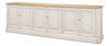 Antique Whitewash Sideboard  6 Door, by Sarreid, 1'8" length x 9'11" width x 3' height thumbnail 1