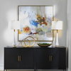 In The Beginning Framed Abstract Art, by Uttermost, 49.5" width x 49.5" height x 2" depth thumbnail 2