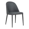 Burton Dining Chair Black Fade Vegan Leather - Set Of Two thumbnail 4