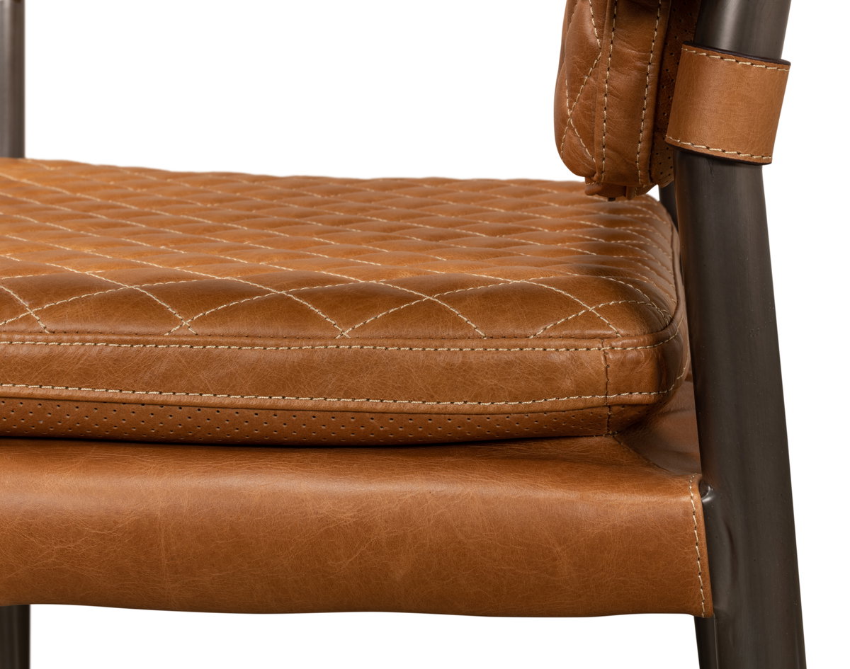 The Harley Chair, by Sarreid, 1'11" length x 1'11" width x 2'9" height View 6