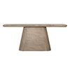 Marci Console Table Weathered Natural, by Dovetail, 69.5" width x 30" height x 17" depth thumbnail 2