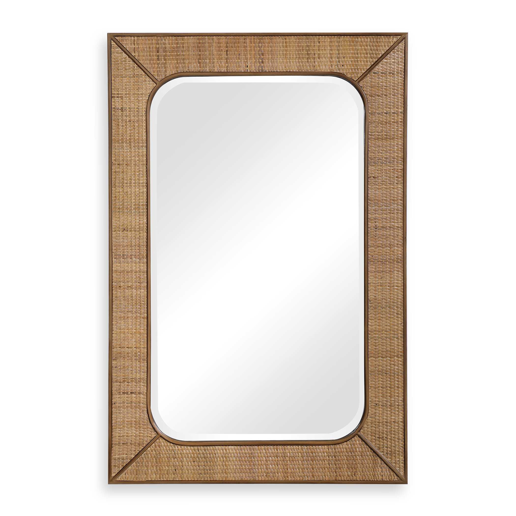 Tahiti Rattan Mirror large image 