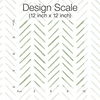 Painted Herringbone Fern Peel & Stick Wallpaper thumbnail 1
