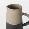 Garand Small 13H Two-Toned Black/Natural Ceramic Jug thumbnail 9